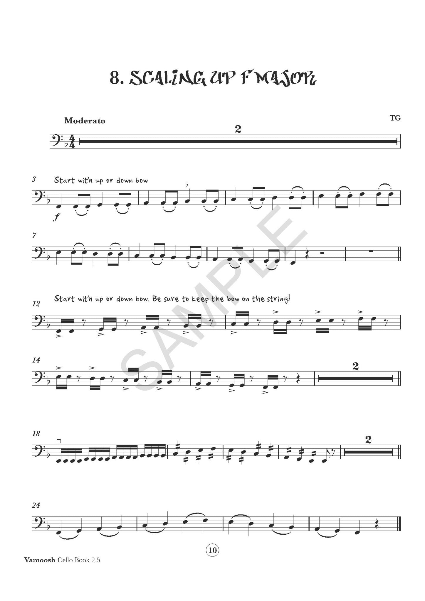 Vamoosh Cello Book 2.5