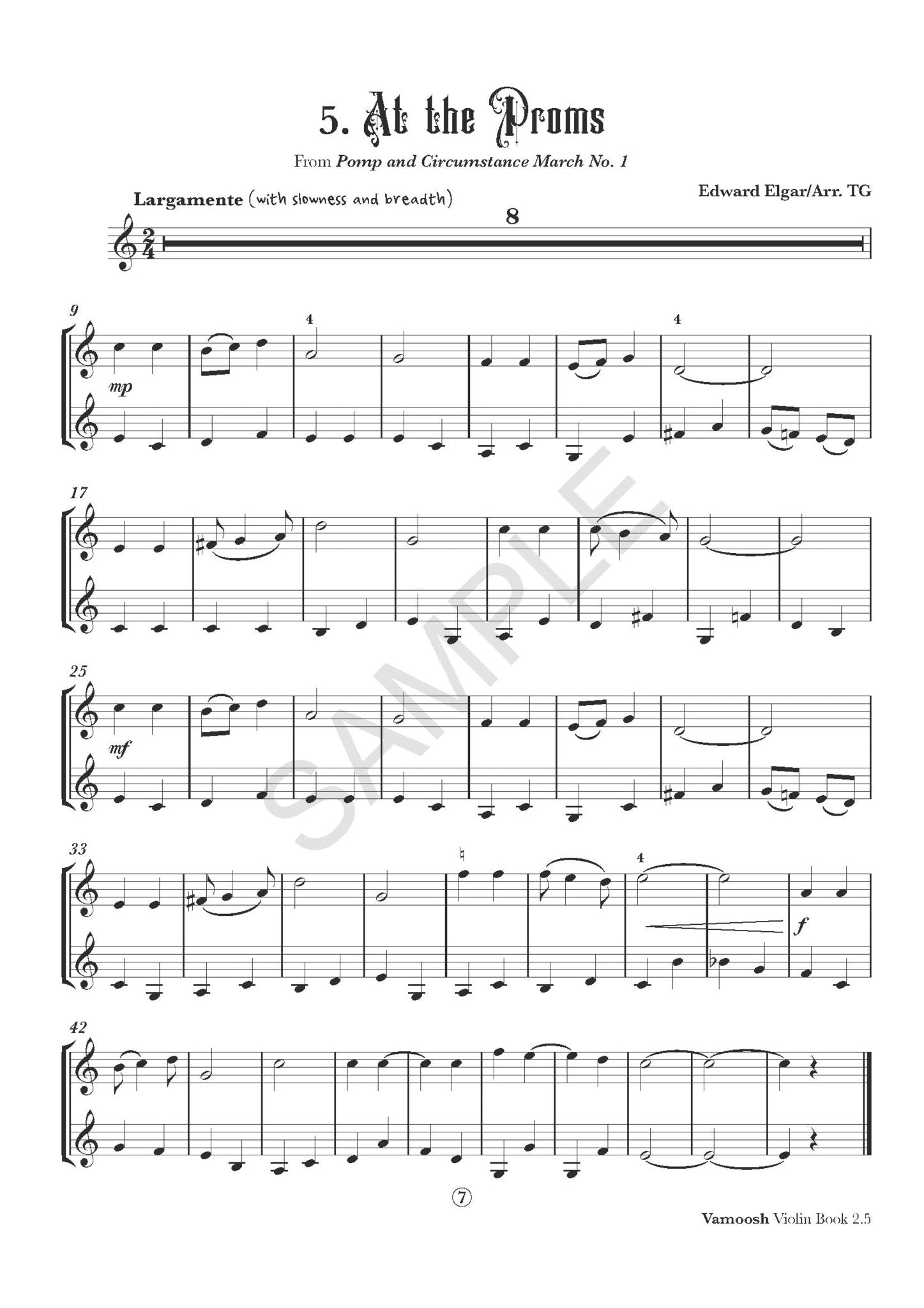 Vamoosh Violin Book 2.5