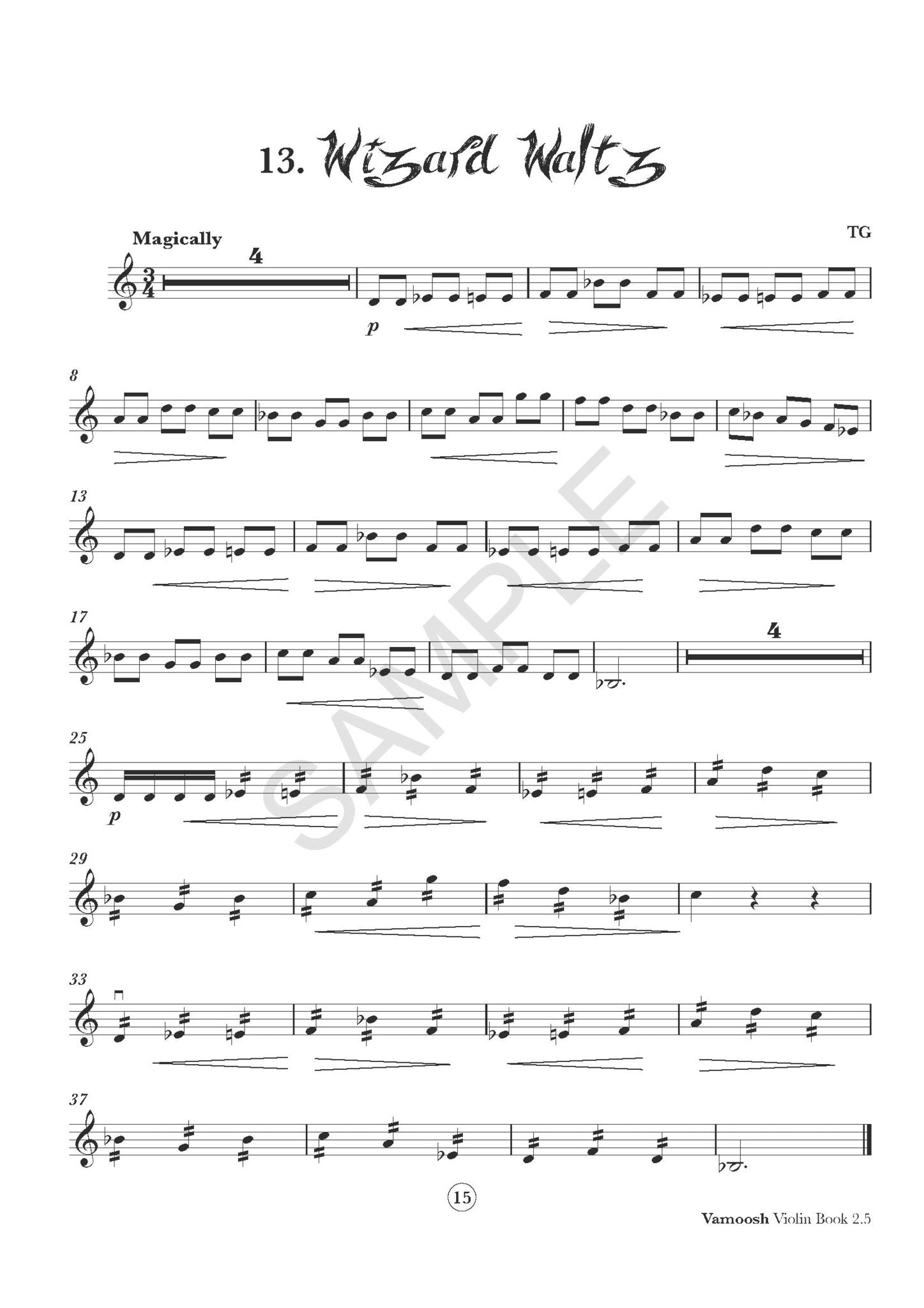 Vamoosh Violin Book 2.5