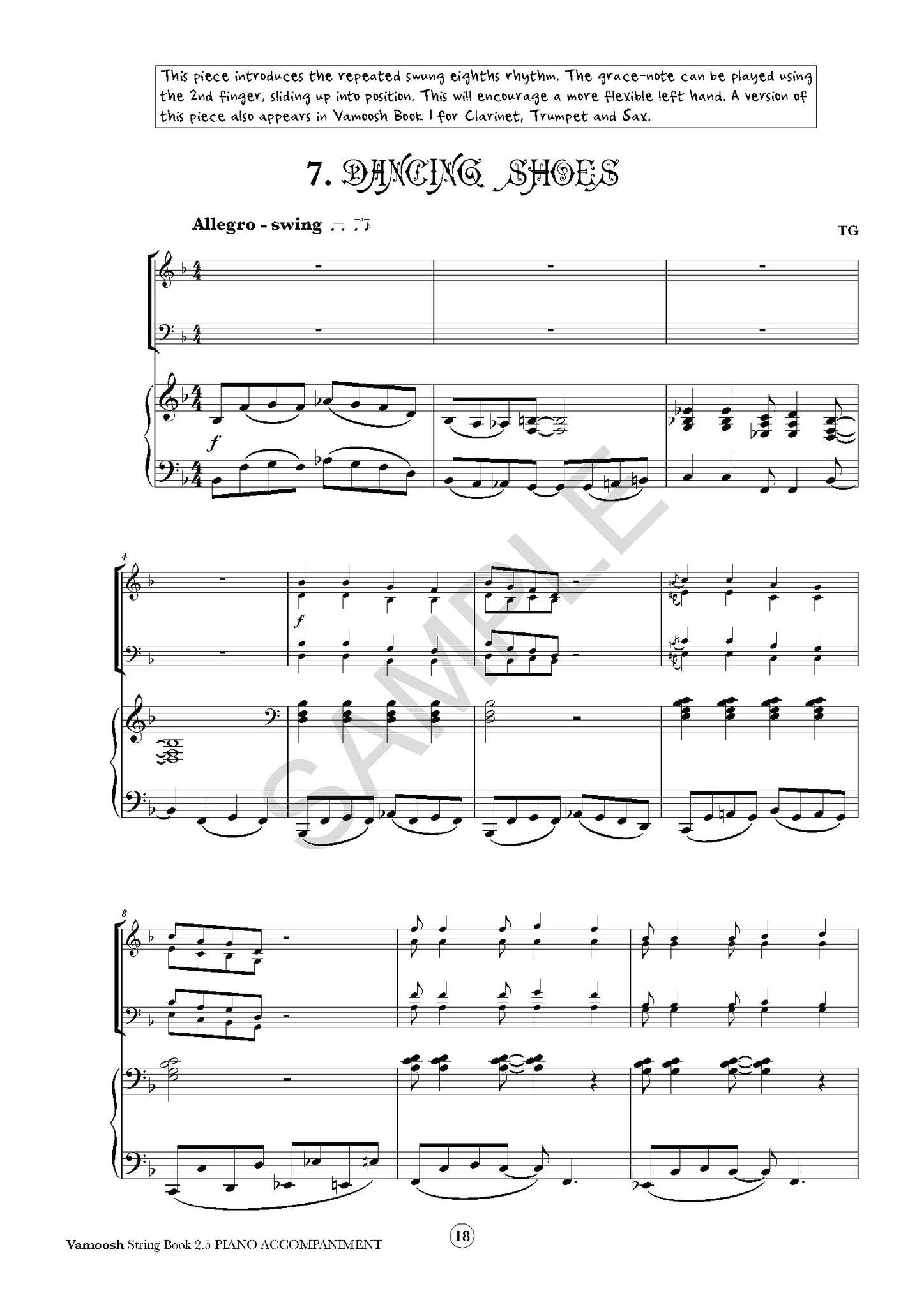 Vamoosh String Book 2.5 Piano Accompaniments