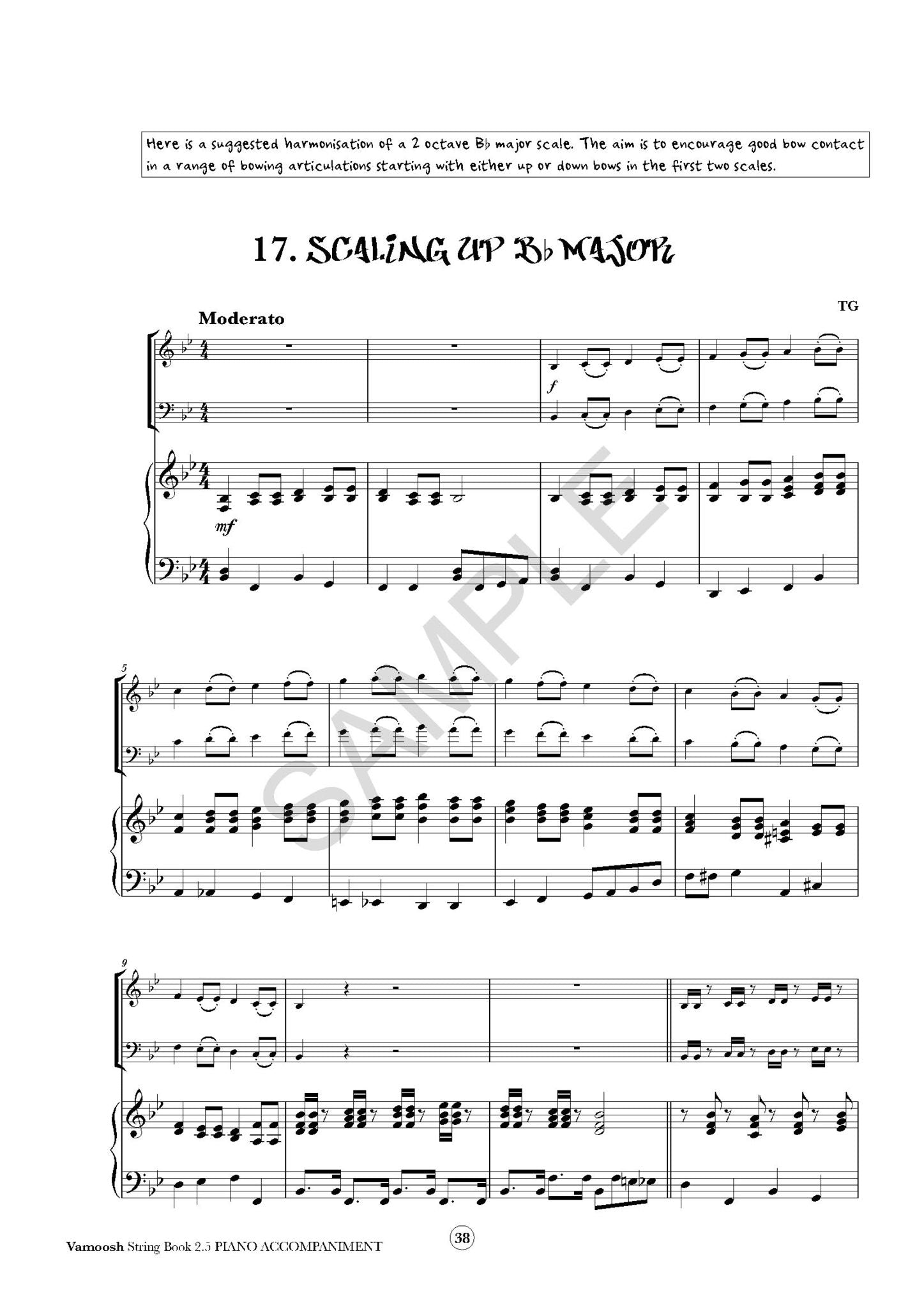 Vamoosh String Book 2.5 Piano Accompaniments