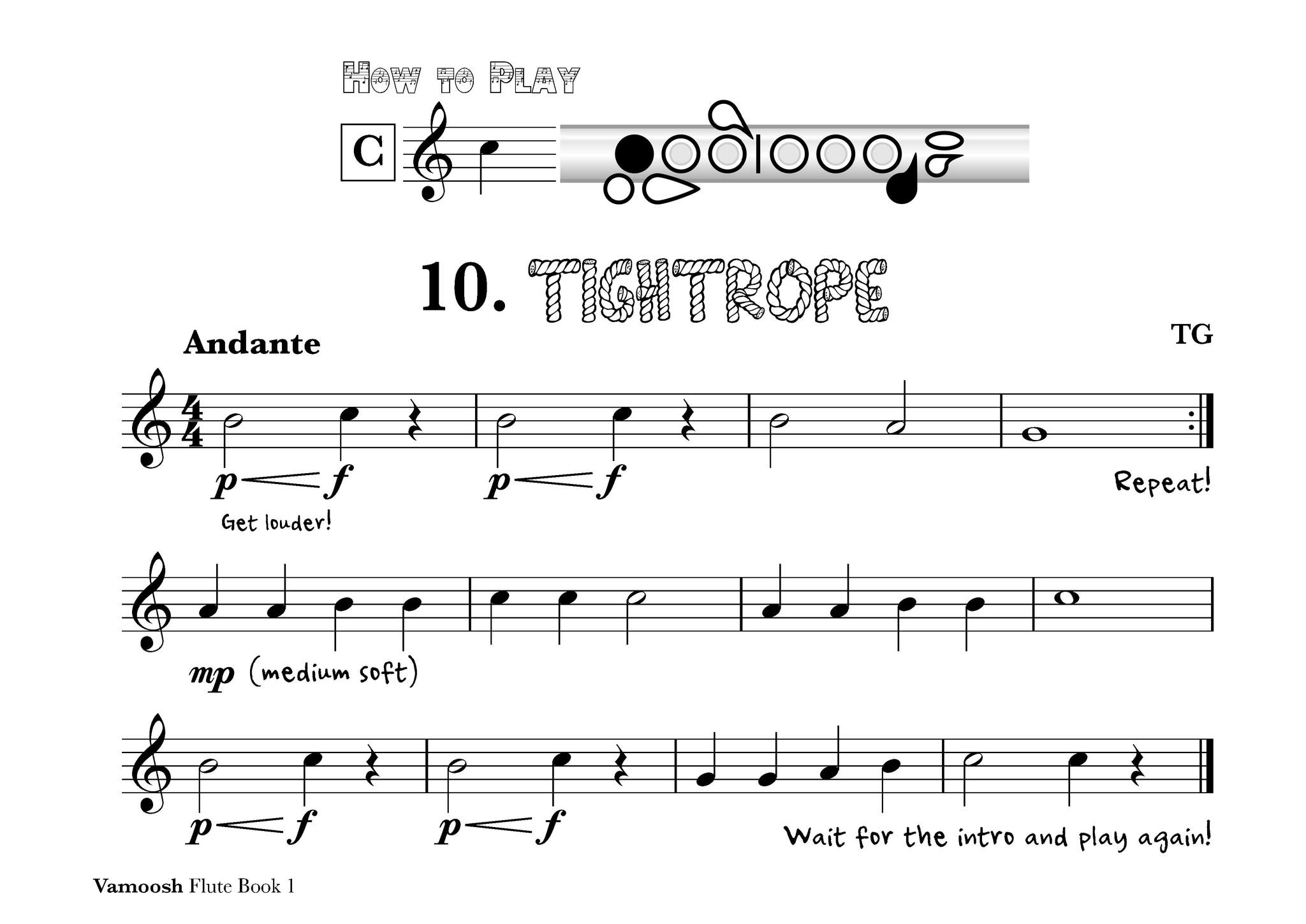 Vamoosh Flute Book 1