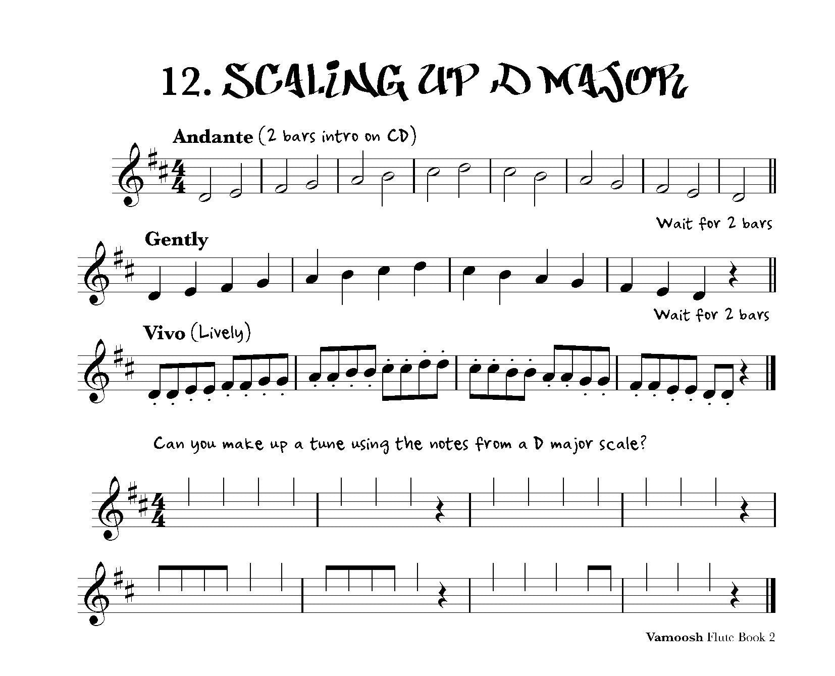 Vamoosh Flute Book 2