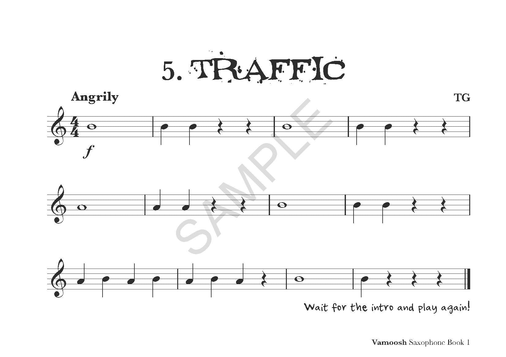 Vamoosh Saxophone Book 1