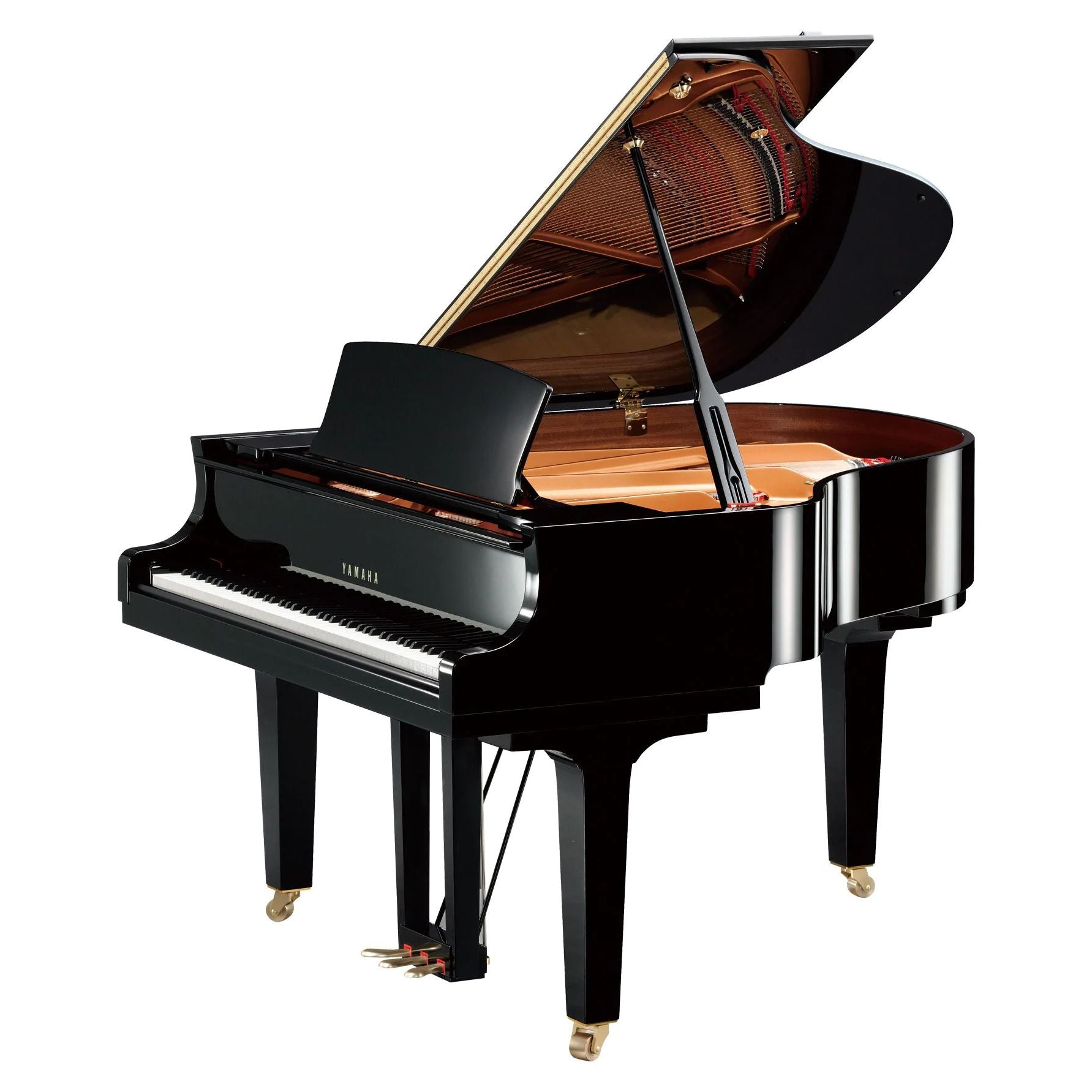 Yamaha C1X Grand Piano, Polished Ebony