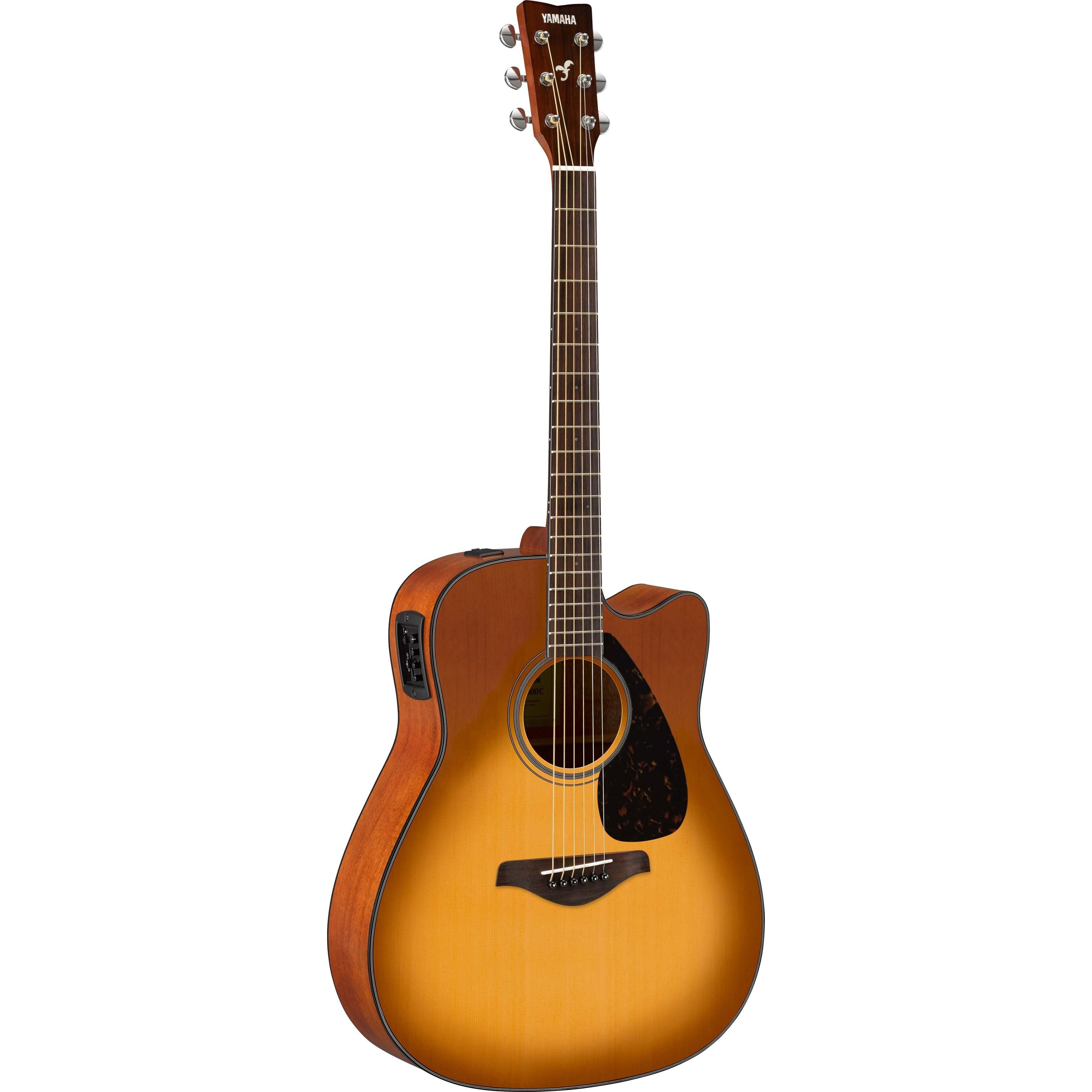 Yamaha FGX800C Acoustic-Electric Guitar, Sand Burst