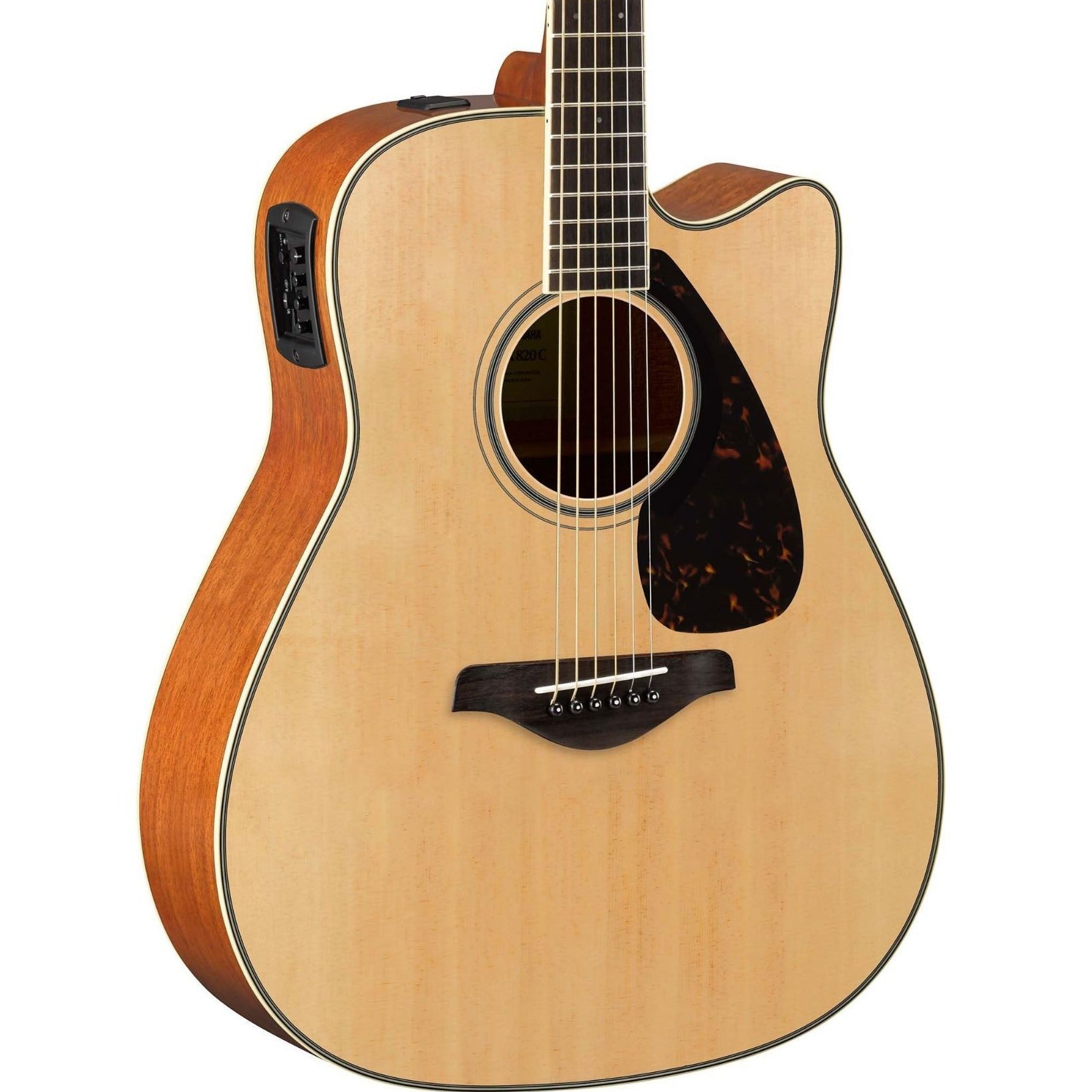 Yamaha FGX820C Acoustic-Electric Folk Guitar, Natural