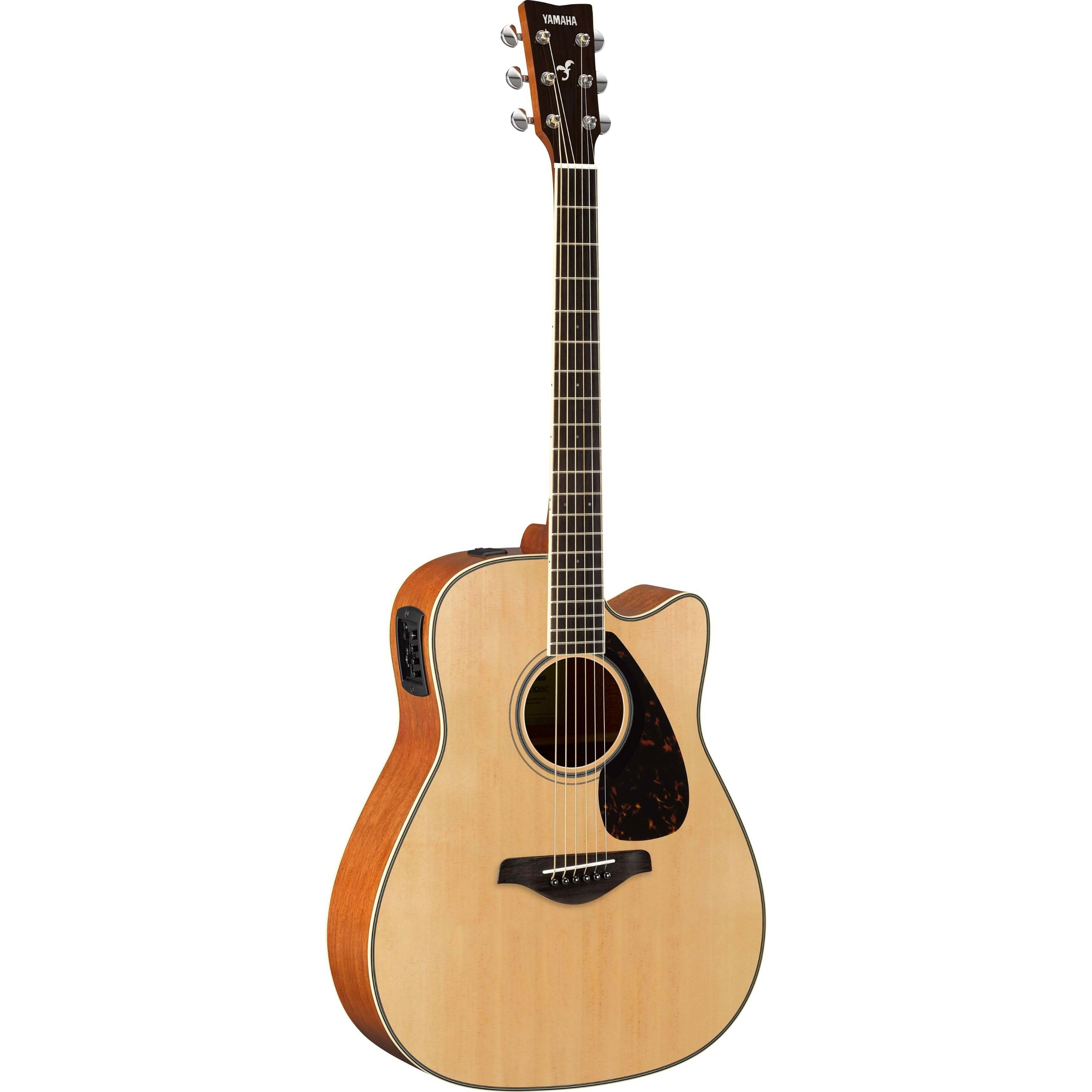 Yamaha FGX820C Acoustic-Electric Folk Guitar, Natural