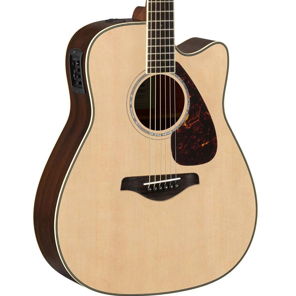 Yamaha FGX830C Acoustic-Electric Folk Guitar, Natural