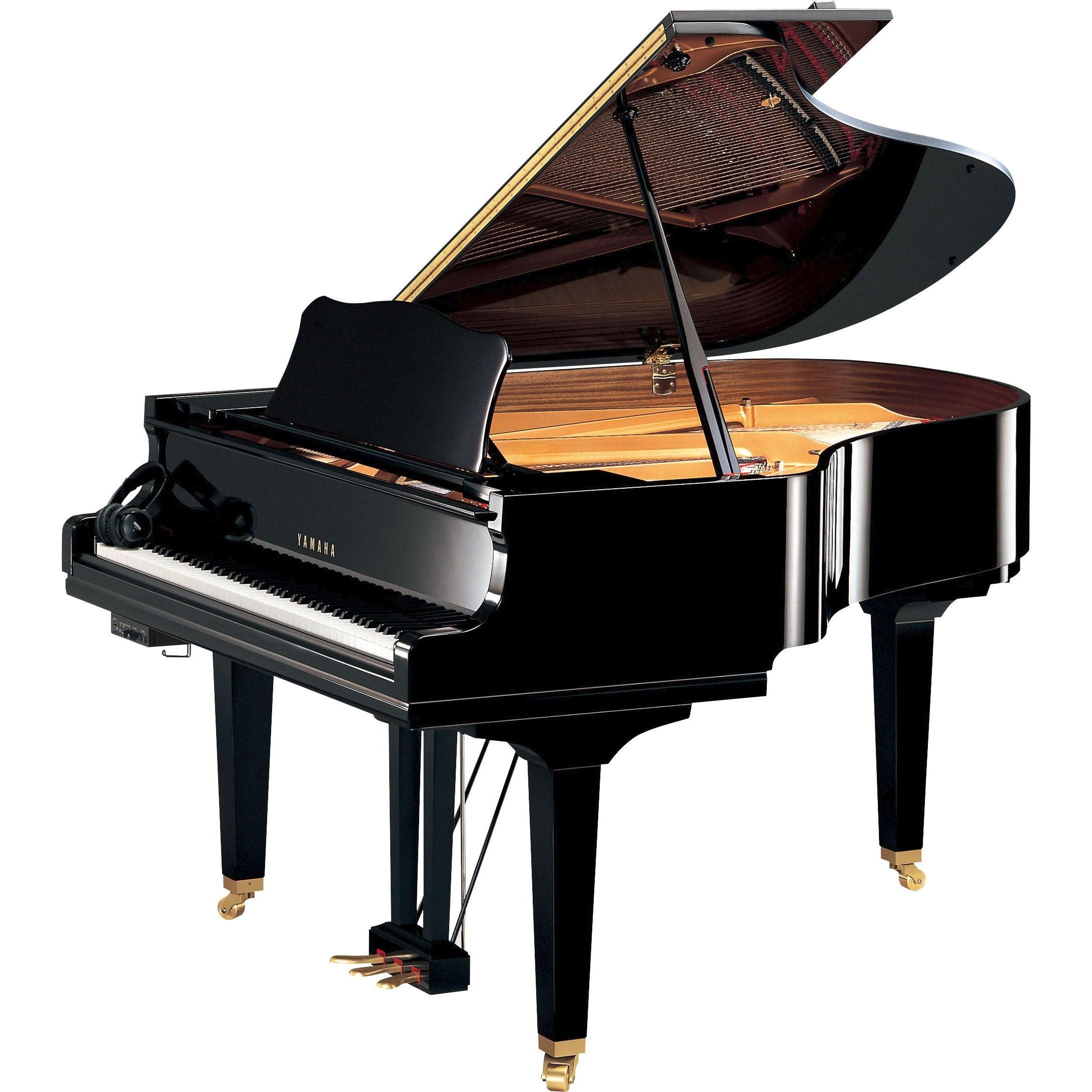 Yamaha GC2 Grand Piano, Polished Ebony