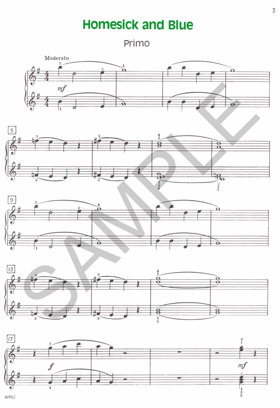 Bastien Duet Favourites, Level 3