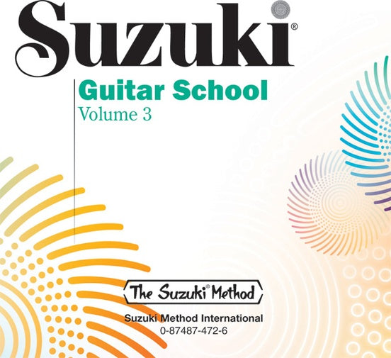Suzuki Guitar School, Volume 3, CD Only