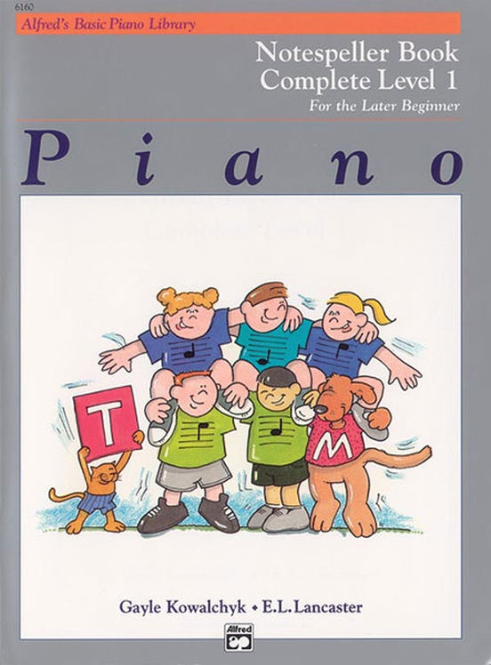 Alfred's Basic Piano Library: Notespeller Book Complete 1