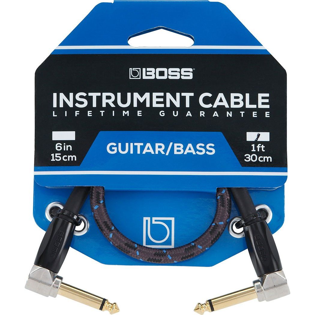 Boss Patch Cable, 1/4" Right Angle
