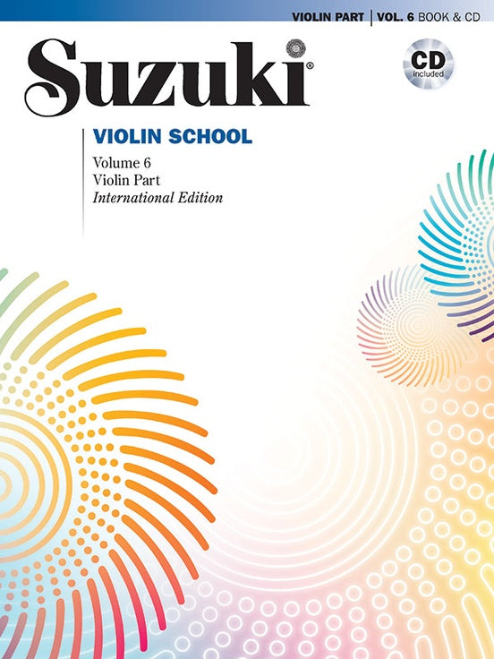 Suzuki Violin School Volume 6, Book & CD