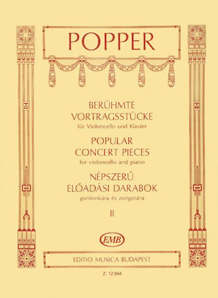 Popper: Popular Concert Pieces for Cello and Piano - Book 2