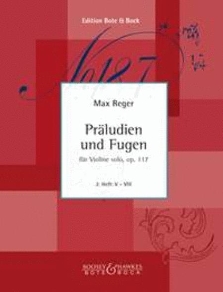 Reger: Preludes and Fugues for Violin, Op. 117 - Book 2
