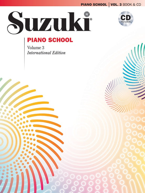 Suzuki Piano School Volume 3, Book & CD