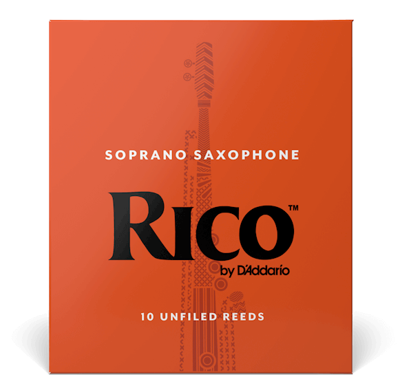 Rico Soprano Saxophone Reeds, 10-Pack