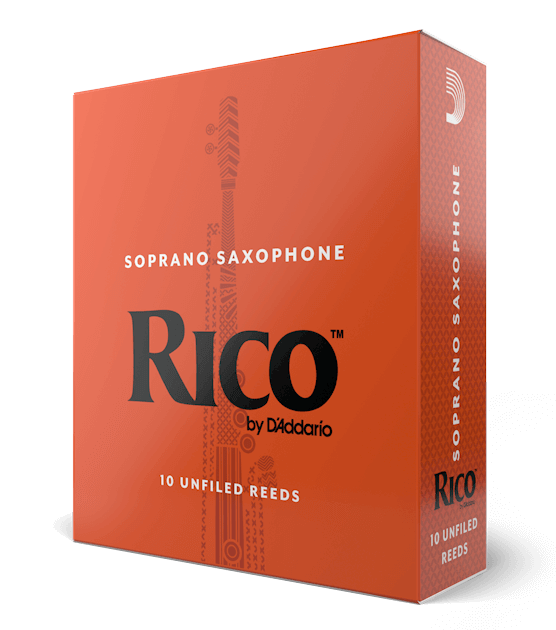 Rico Soprano Saxophone Reeds, 10-Pack