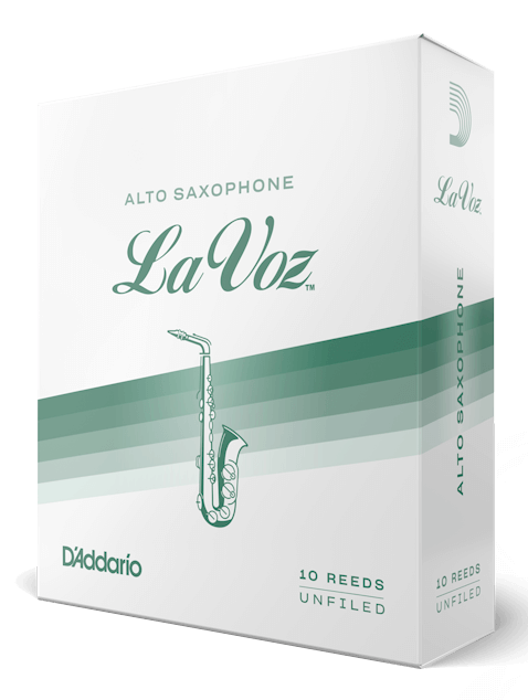 Rico La Voz Alto Saxophone Reeds, 10-Pack