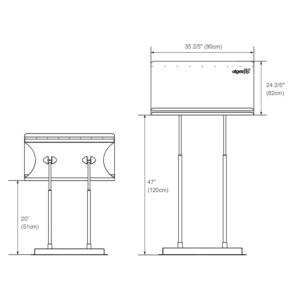 Alges Signature Director’s Music Stand