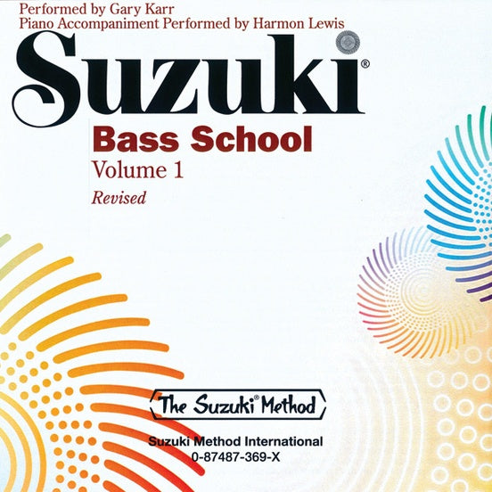 Suzuki Bass School Volume 1, CD Only