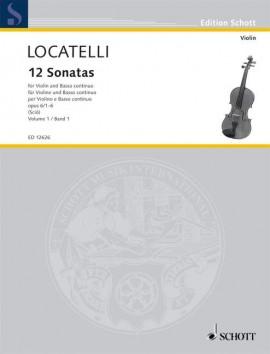 Locatelli: 12 Sonatas for Violin and Piano, Volume 1
