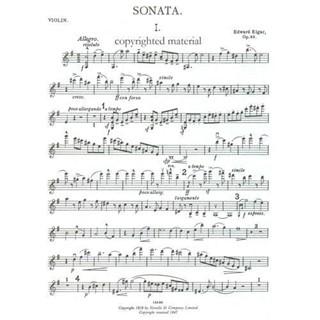 Elgar: Sonata in E Minor for Violin and Piano, Op. 82