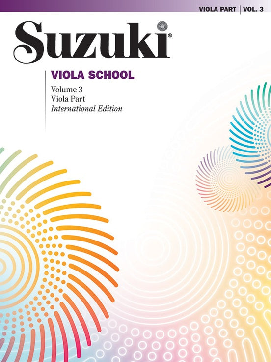 Suzuki Viola School Volume 3, Viola Part