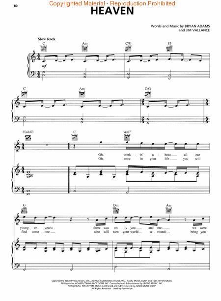 Bryan Adams Anthology PVG