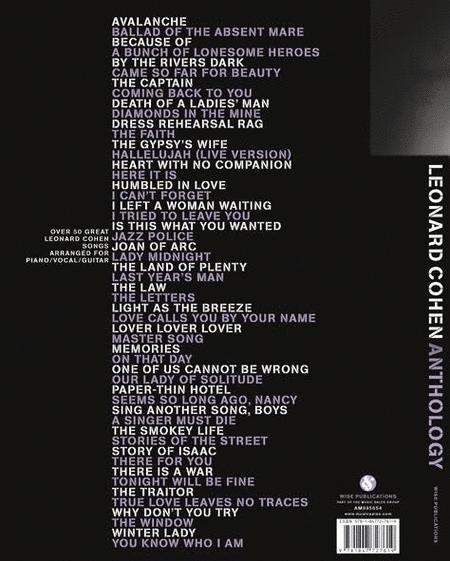 Leonard Cohen Anthology   PVG