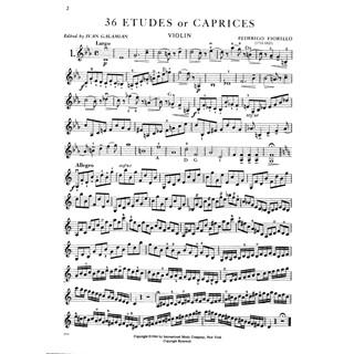 Fiorillo: 36 Etudes or Caprices for Violin Solo
