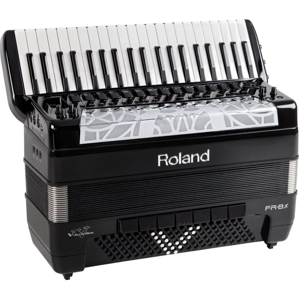 Roland FR-8x V-Accordion, 120 Bass, Black