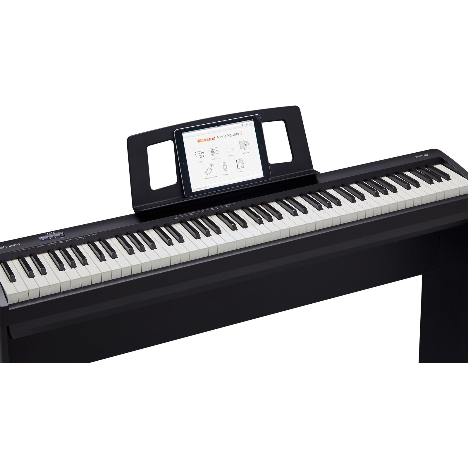 Roland FP-10 Digital Piano with Music Rest + Free Headphones worth $55