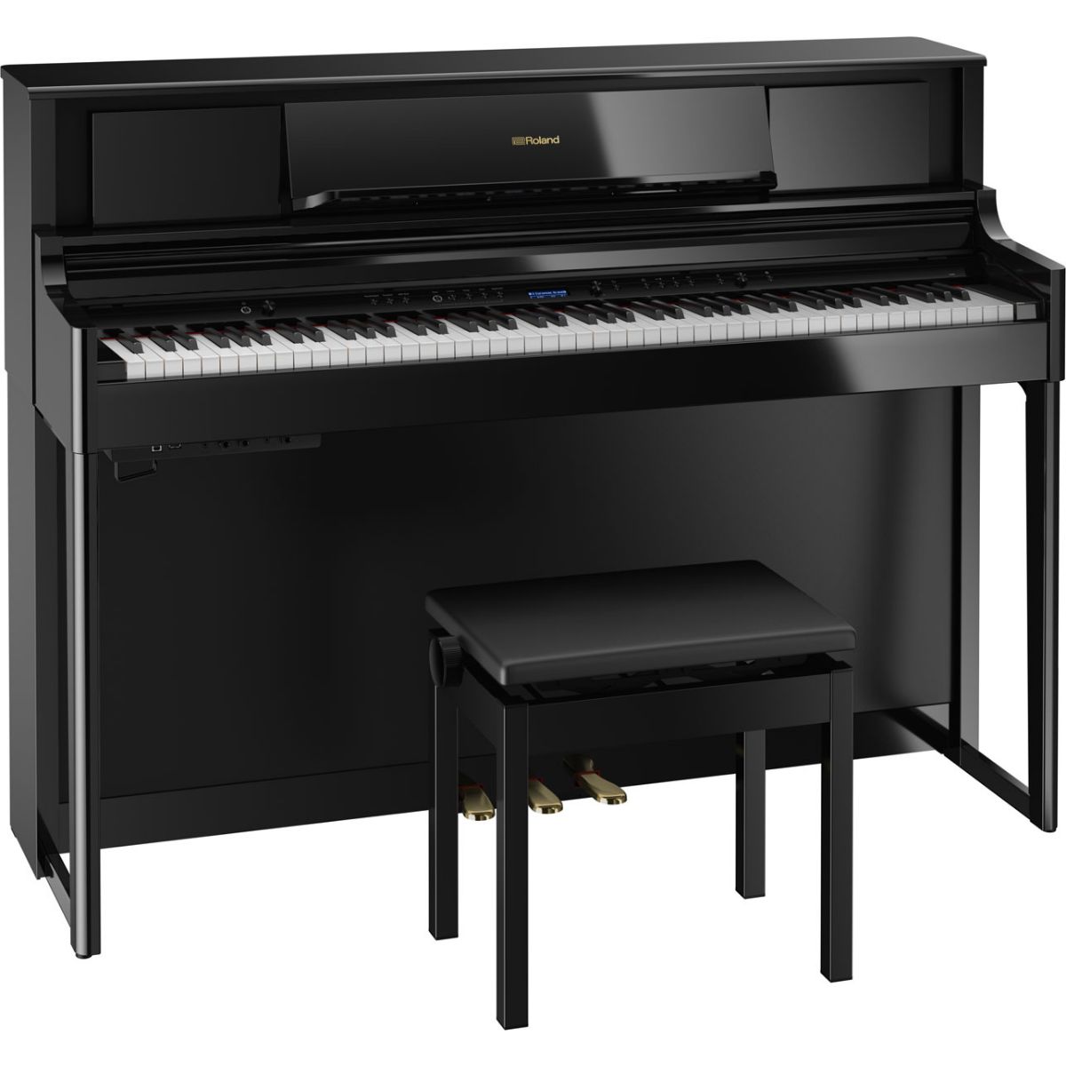 Roland LX705 Digital Piano with matching bench