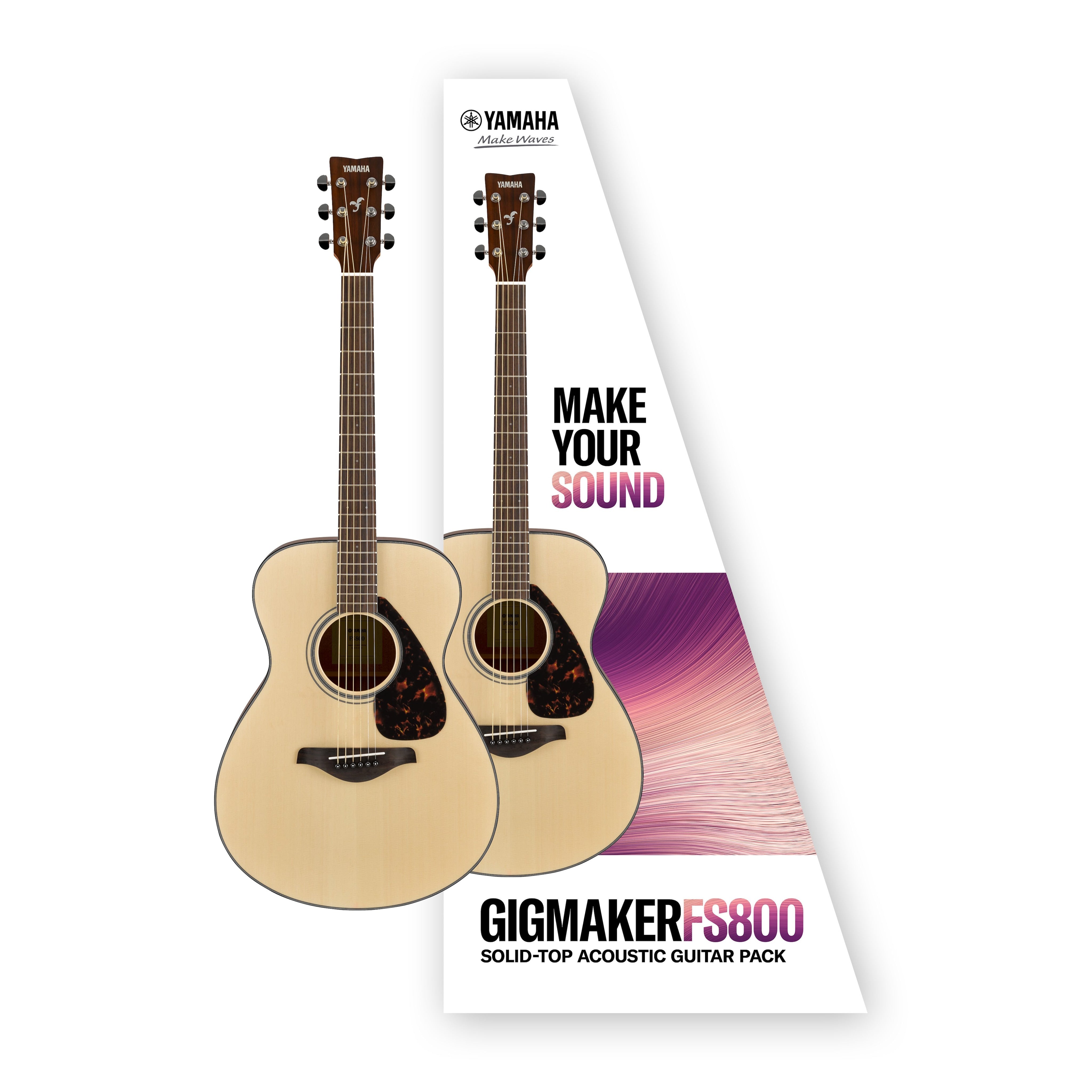 Yamaha GIGMAKER FS800 Acoustic Guitar Pack