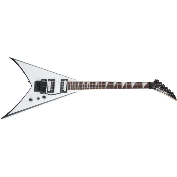 Jackson JS Series King V JS32, White with Black Bevels