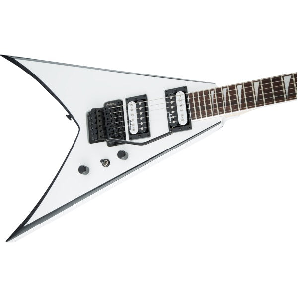 Jackson JS Series King V JS32, White with Black Bevels