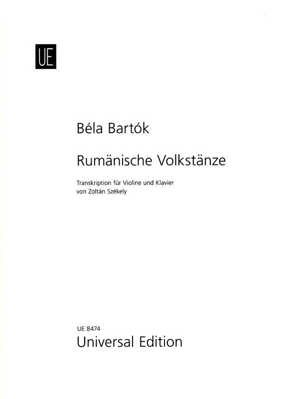 Bartok: Romanian Folk Dances for Violin