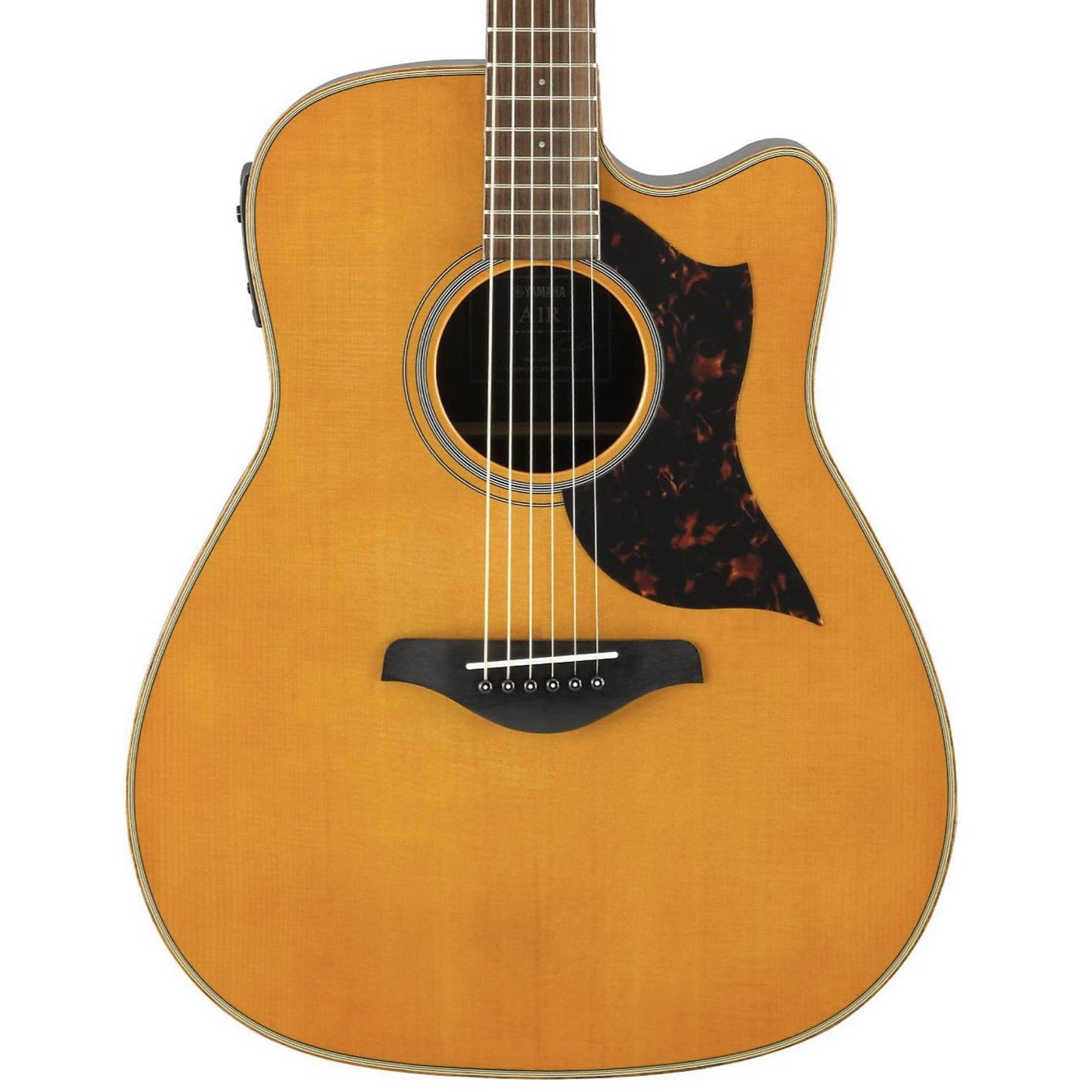 Yamaha A1R Acoustic-Electric Guitar, Vintage Natural
