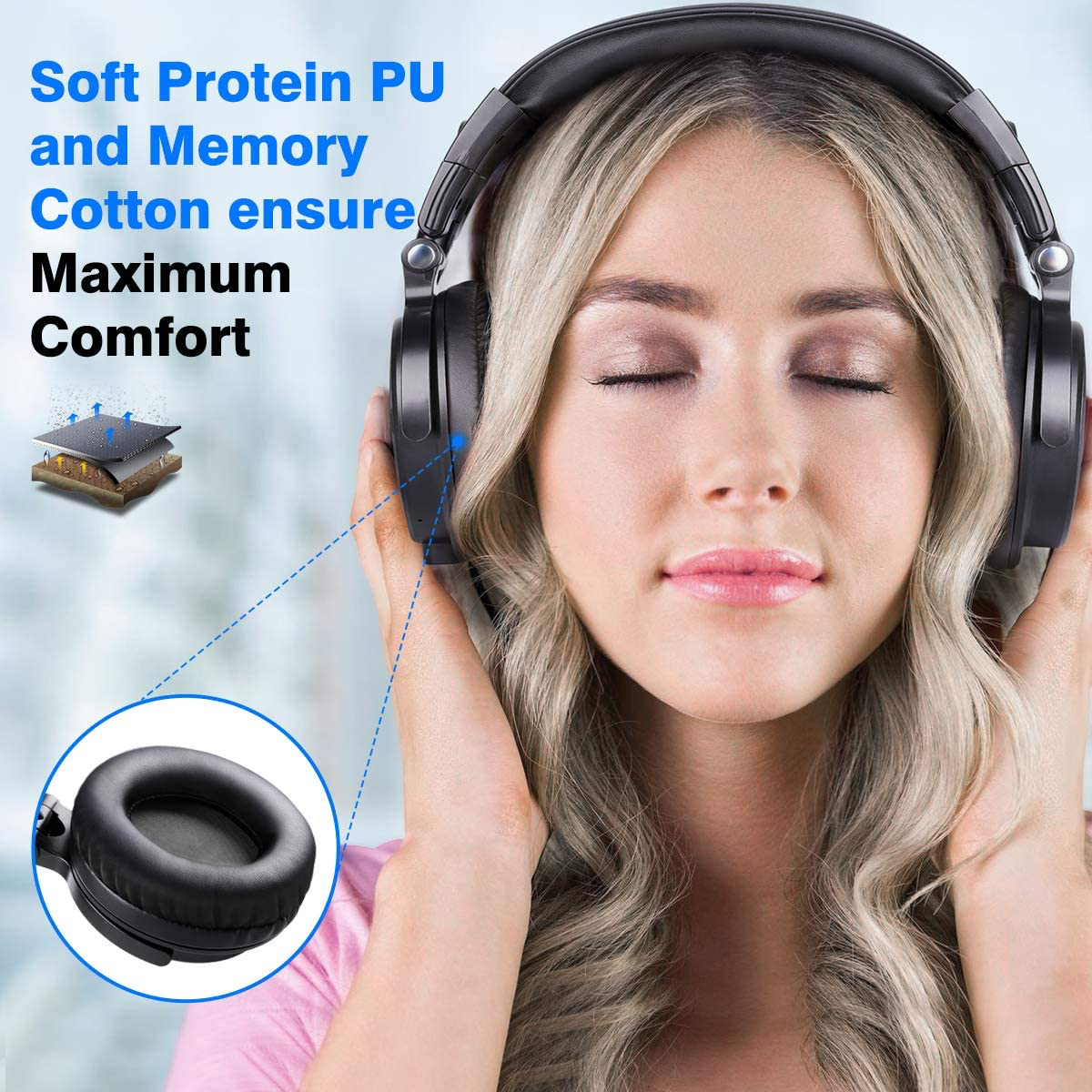 OneOdio Pro C Wired & Wireless Headphones with Mic