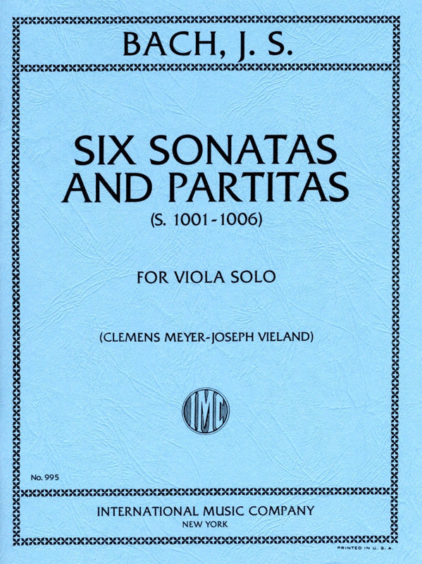 Bach: Six Sonatas and Partitas for Viola Solo
