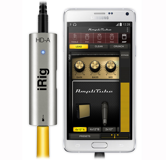 iRig HD-A Digital Guitar Interface for Android