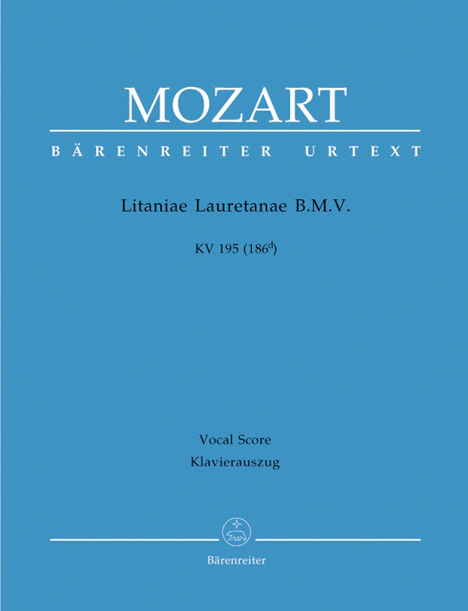 Mozart: Litaniae Lauretanae K195 - Vocal Score
