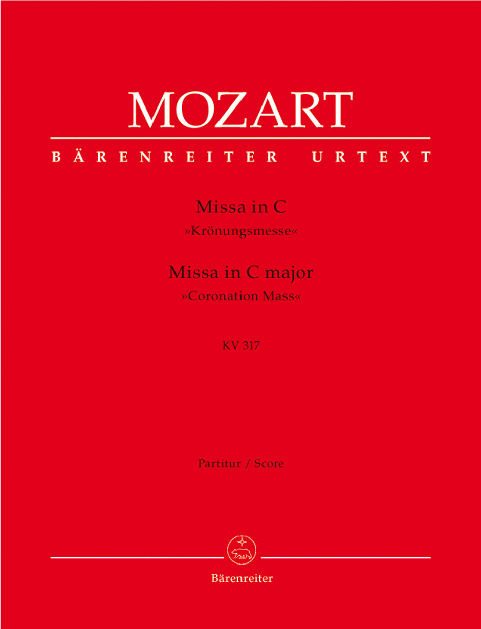 Mozart: Mass in C Coronation K317 Full Score