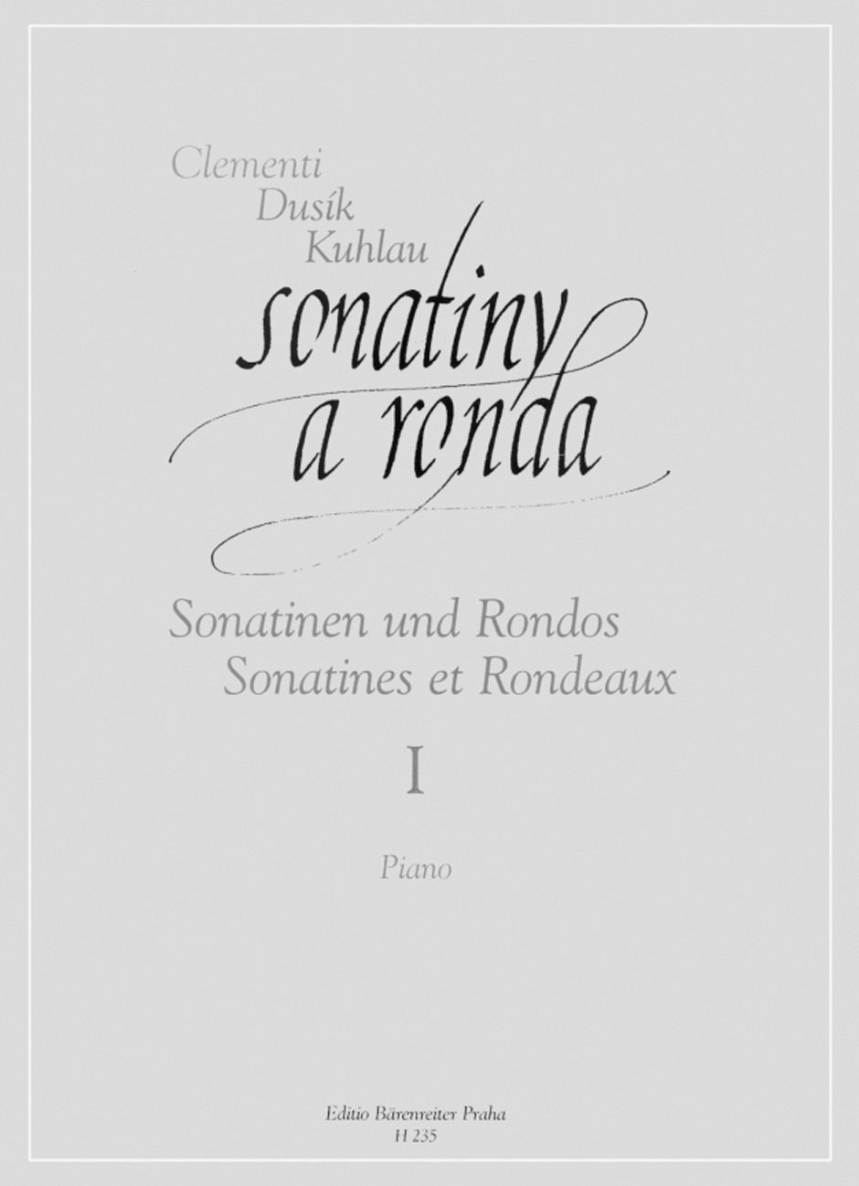 Clementi : Sonatinas & Rondos - Book 1