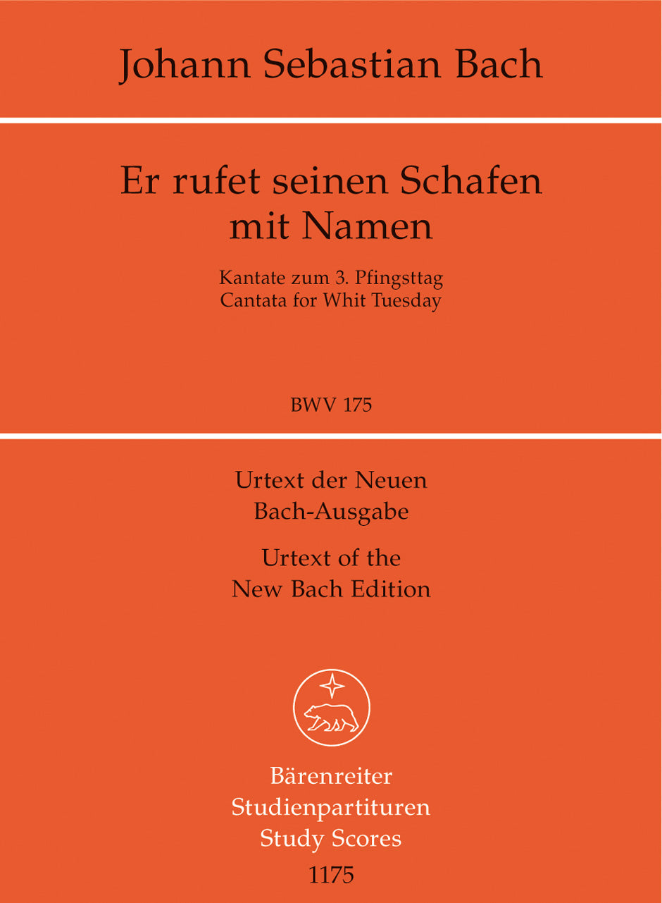 Bach: Cantata 175 - Study Score