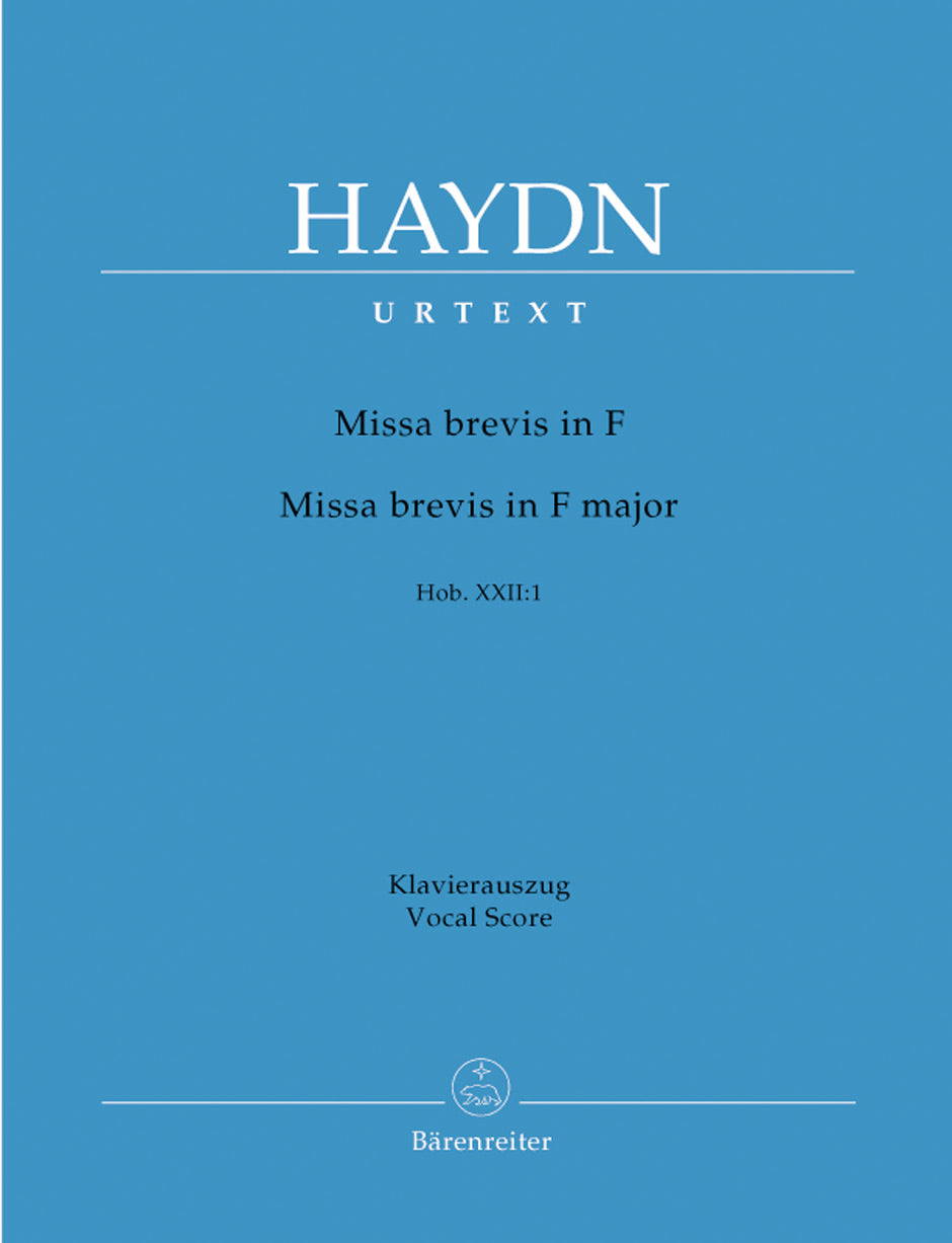 Haydn: Missa Brevis in F - Vocal Score