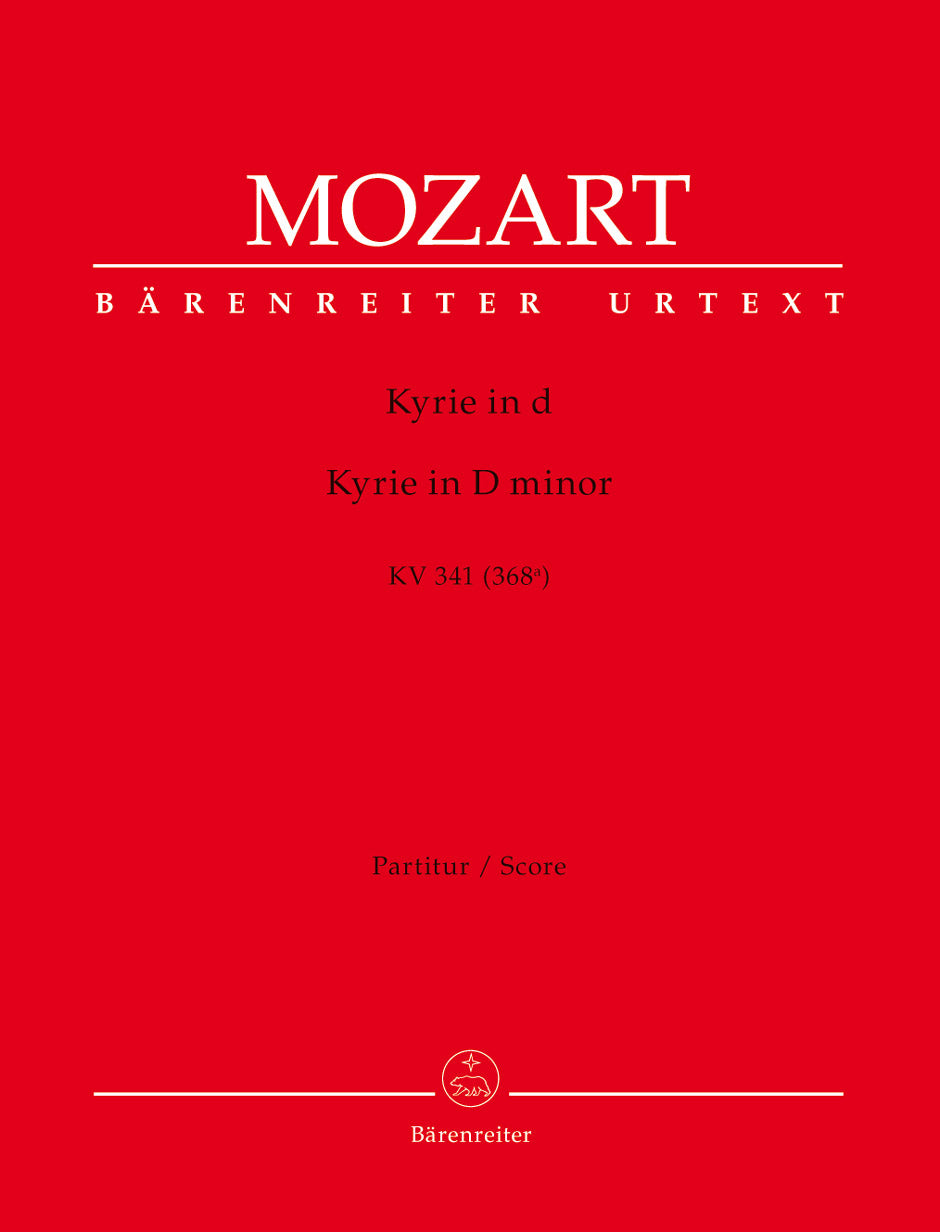Mozart: Kyrie in D K341 Full Score